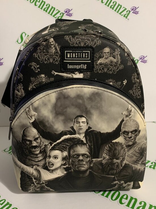 Loungefly Mini Backpack Universal Monsters Frankenstein Dracula Halloween Bag main image 5